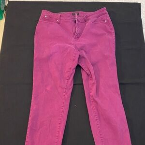 Talbots Magenta/Purple  Ankle Jeans